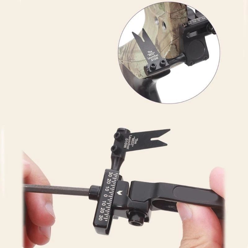 R6fe professionele aluminium pijlen rusten met horizontale aanpassing en installatie -schietpartijen jachtaccessoires