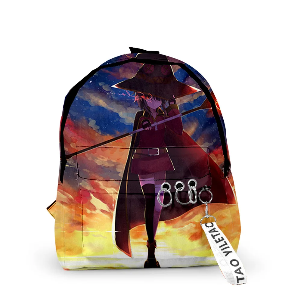 Youthful Blessings for a better world School Bags Notebook Backpacks 3D Print Oxford Waterproof Key Chain Small Travel Bags