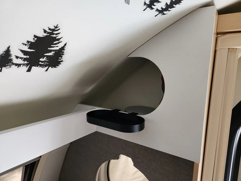 Camping RV Interior Shelving Tray For The Interior Shelf Tray Of The Camper Van Motorhome Accessories Plastic Storage Shelf view 5