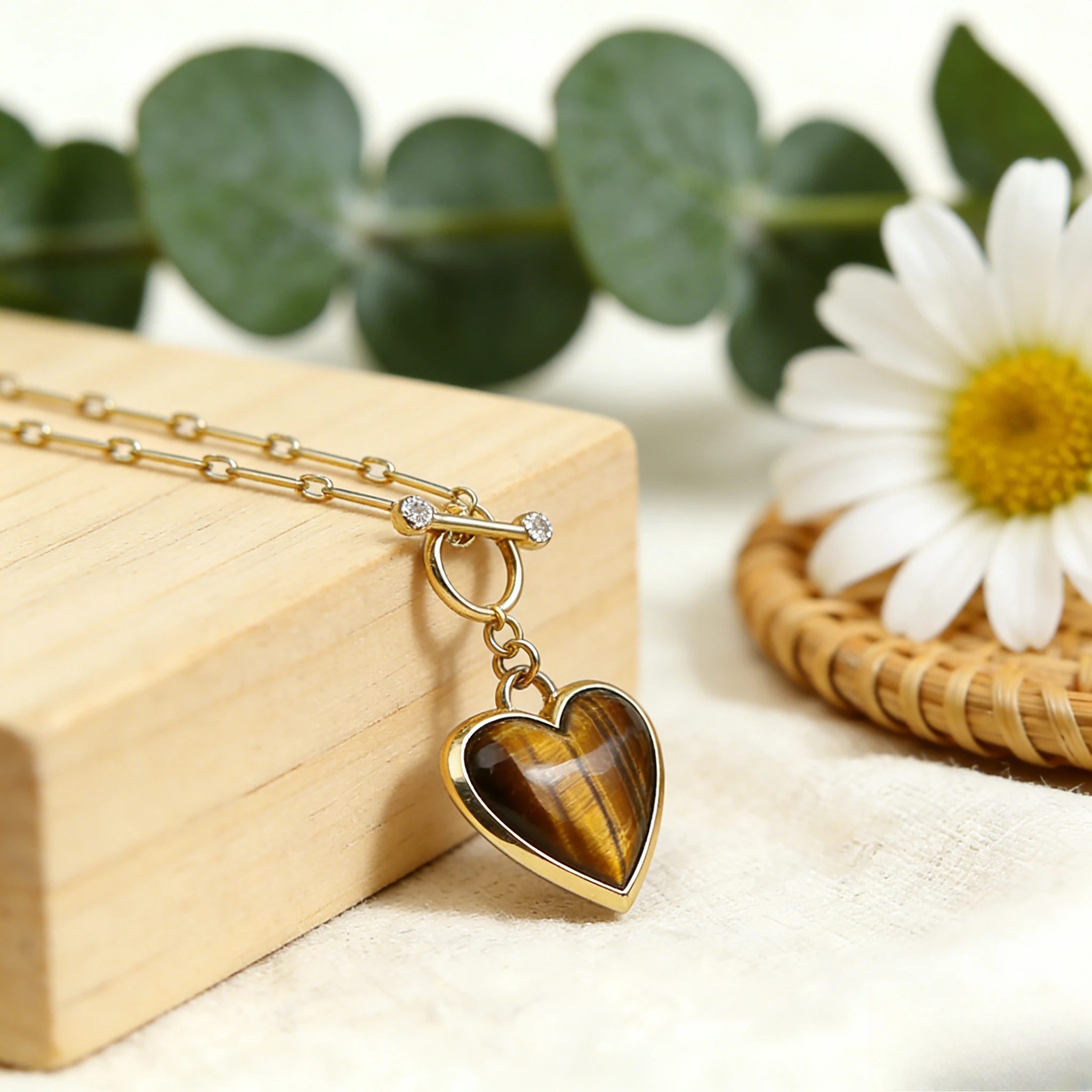 tiger-eye-heart-pendant-necklace-18k-gold-plated-ot-buckle-chain-natural-stone-necklaces-boho-women-jewelry-valentine's-day-gift