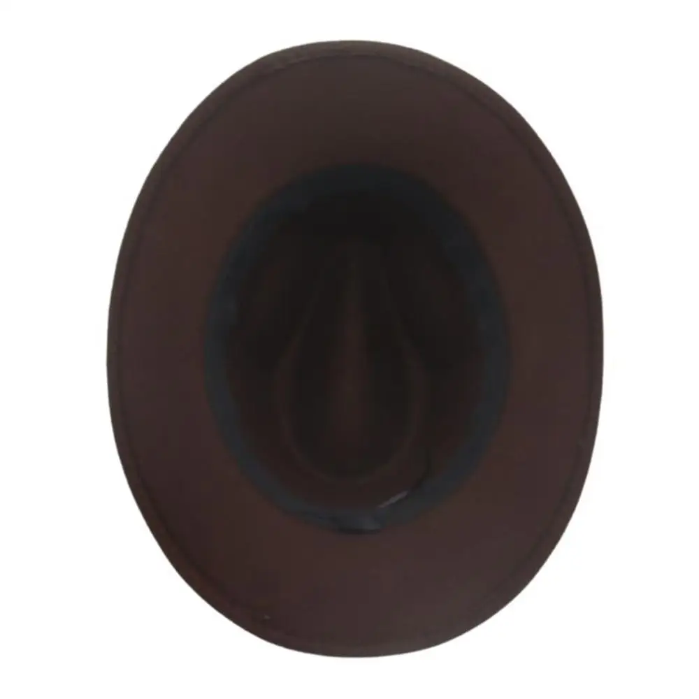 الرجعية رصع Bullhead قبعات رعاة البقر الغربية قبعة واسعة حافة العرقية نمط الجاز قبعات فيدورا النمط التبتي ورأى قبعة للنساء الرجال