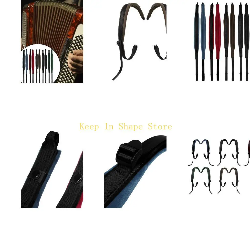 

U1jc аккордеонные ремни регулируют аккордеонные плечевые ремни аккордеон Практический ремешок профессиональный аккордеон жгут