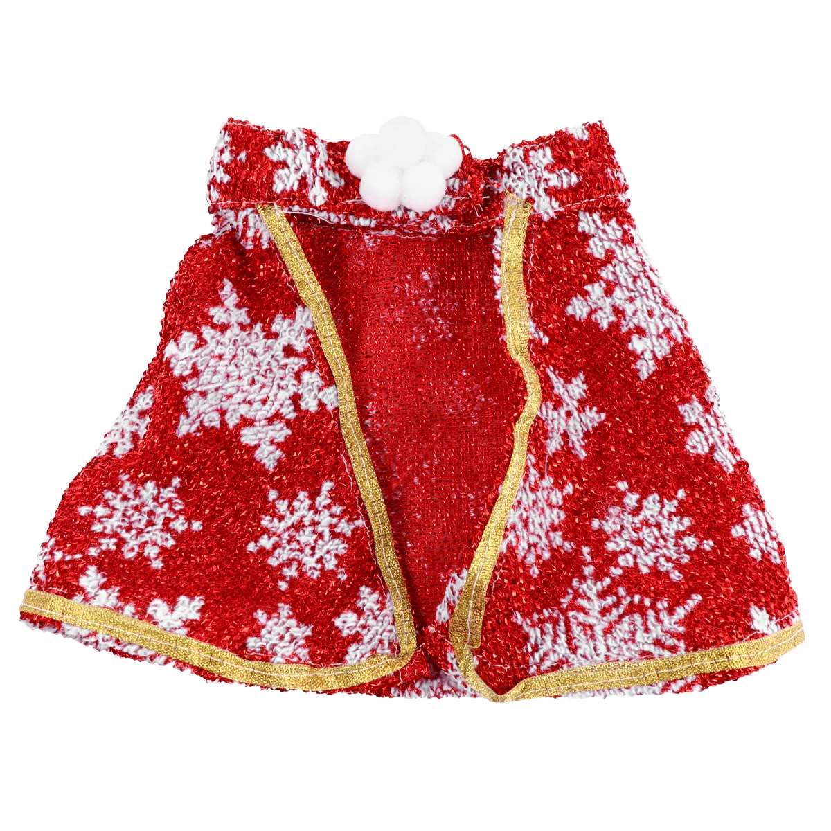 

Christmas Pet Cape Snowflake Pattern Lightweight Cloak for Cats Party Costume Clothes Cloak for Cats Christmas Pet Cape