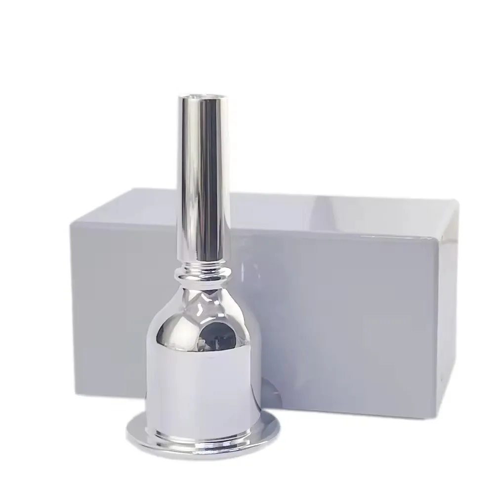 High quality brass silver plated professional horn mouth Trombone mouthpiece