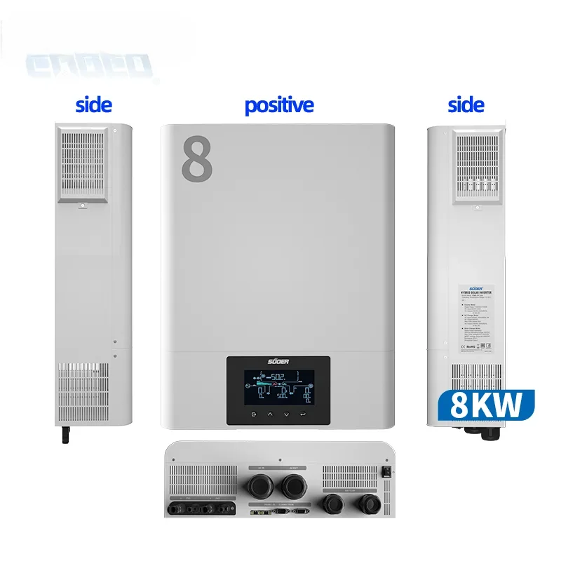 8KW 10KW 11KW Smart Hybrid Solar Inverter AC/DC Inverters Single Output 80A with 60Hz Frequency and MPPT Solar Charger