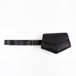 Soft leather belt tyle leather mobile phone bag belt, lipstick bag waist seal, tide with decorative strap