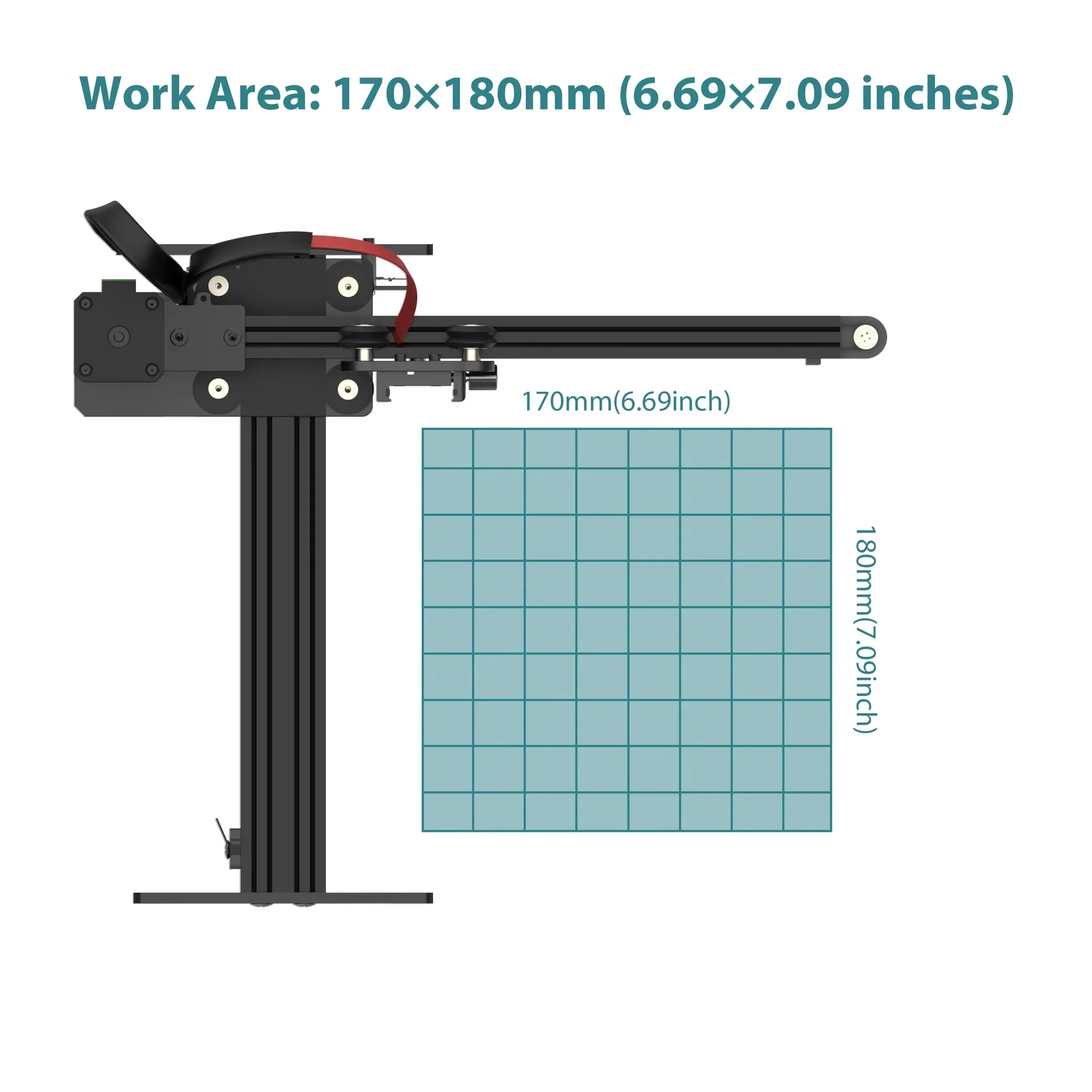Neje 5 a40640/e40/a40630 portátil cnc máquina de gravação a laser para carpintaria controle por aplicativo bluetooth