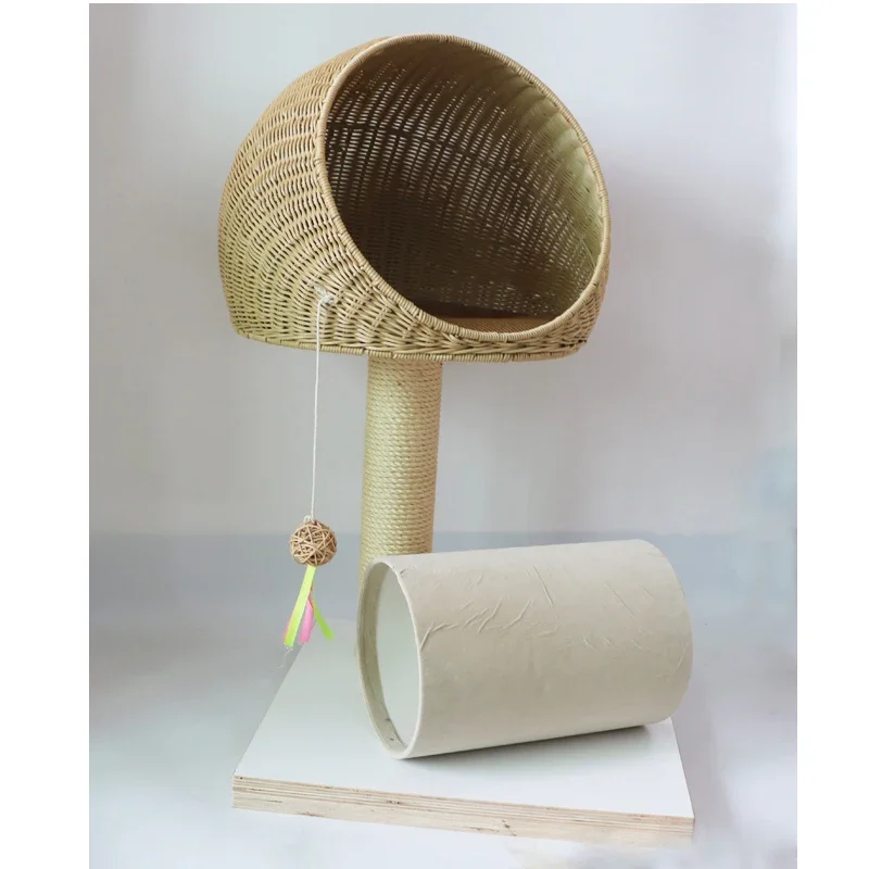 

Small four-season universal scratch rod cat tree vine cat climbing frame with pet bed cat toy