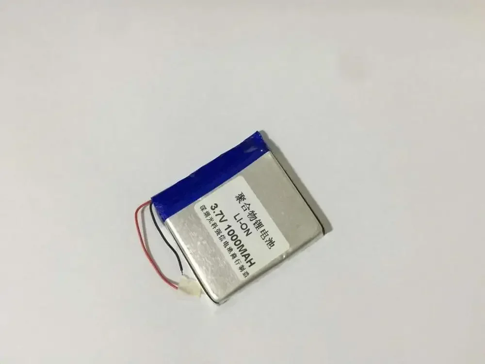 Новая полимерная литиевая батарея полной емкости 3,7 В 604345 1000 мАч MP4 Bluetooth-динамик/устройство/мини