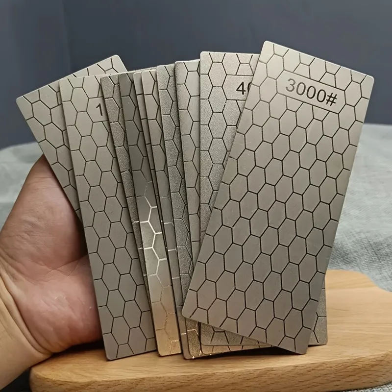 

Набор из 5 алмазных шлифовальных камней с зернистостью 320/600/1000/2000/3000 для точной шлифовки и обработки кромок камня/металла, для профессионального и бытового использования
