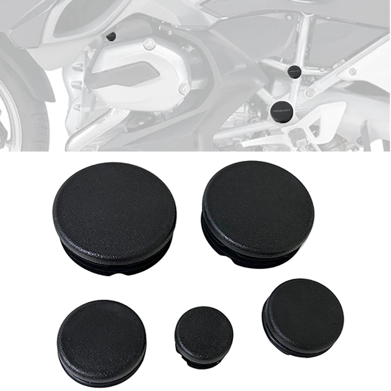 

Motorcycle Frame Hole Cover Caps Plug Frame Cap For BMW R1200RT R1250RT LC R 1250RT R1200 RT 2014-2023 2022 5PCS Chassis Plugs