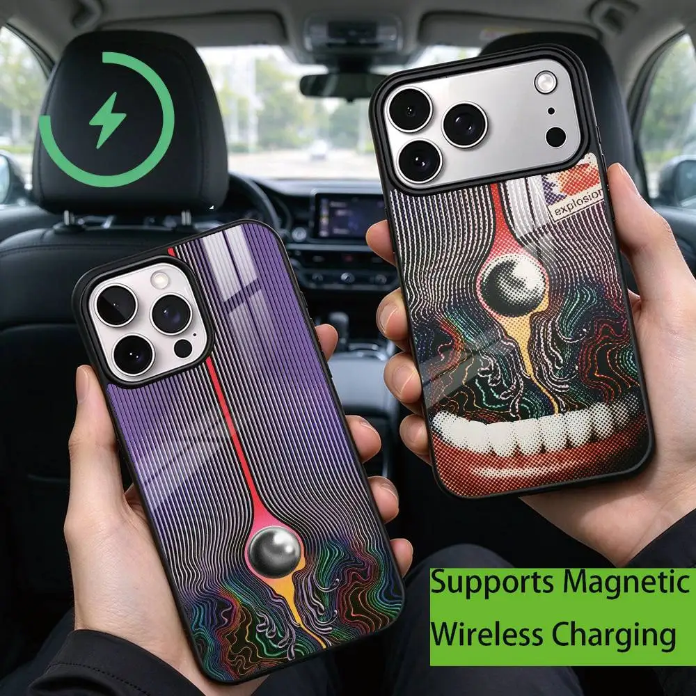 Tame Impala The Slow Rush  Phone Case For iPhone18,17,16,15,14,13,12,11 Plus,Pro Allows magnetic wireless charging Gift