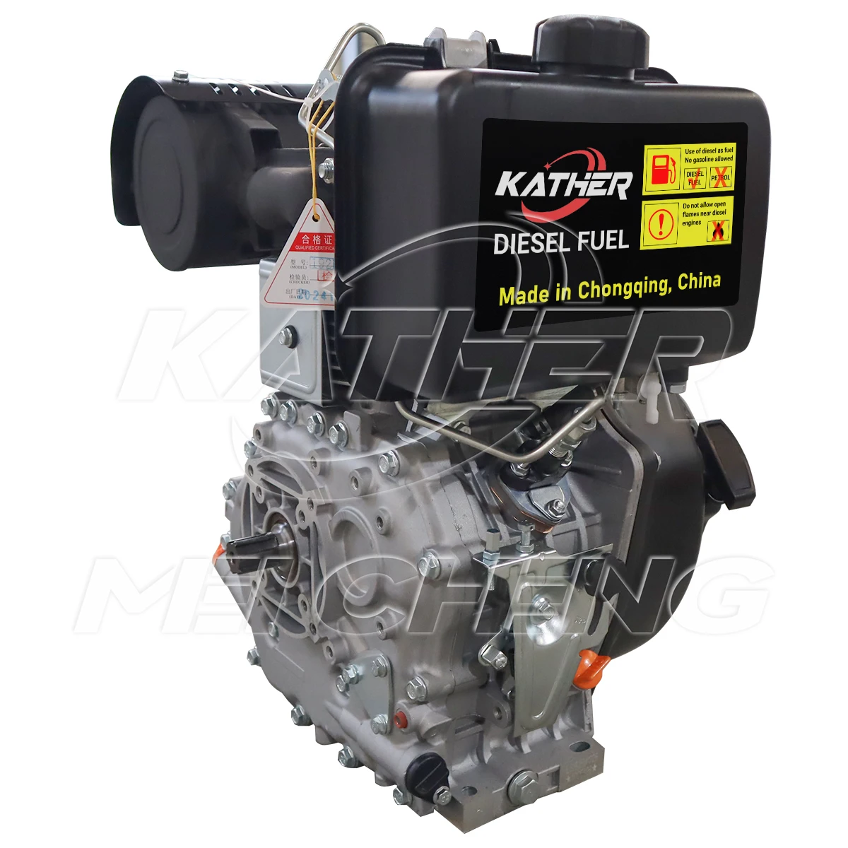 

KATHER Chinese Chongqing Machinery Engine /Diesel Engines Air Cooled 4-Stroke 7hp 10hp 12hp 15hp Single Cylinder Engine