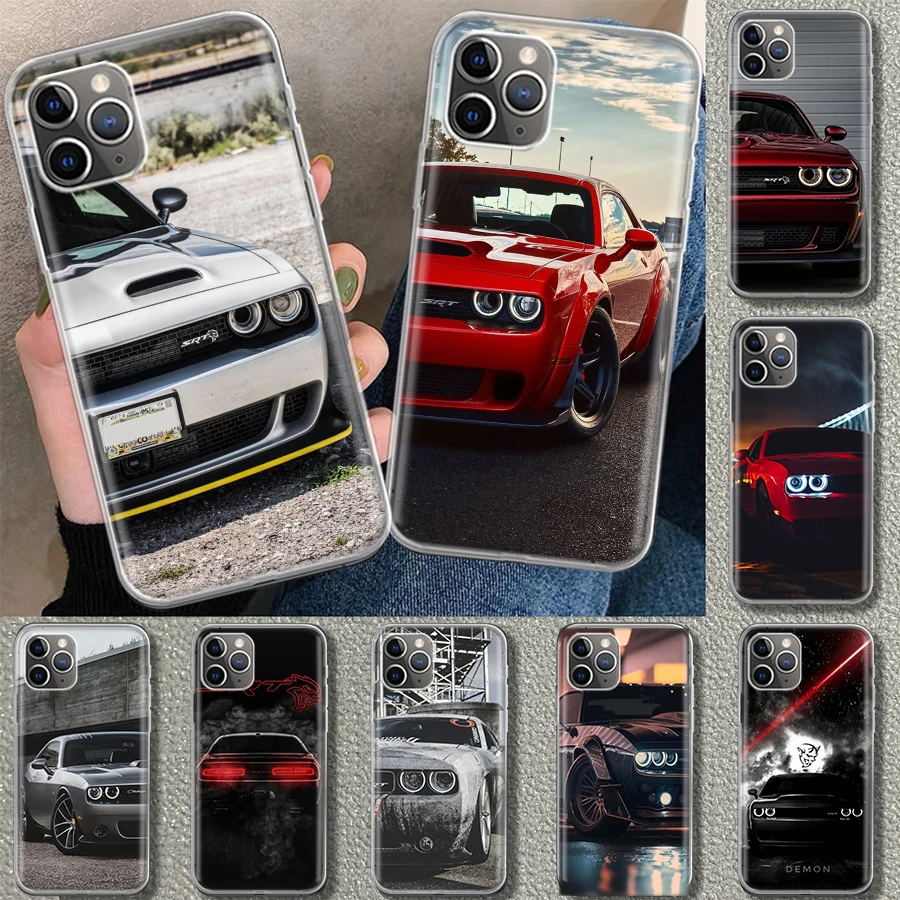 Challenger S-SRT Phone Case Cover for iPhone 11 12 13 14 15 16 Pro Max Apple X XS XR 7 Plus 8 + Art Customized Fundas 11 14 13 1