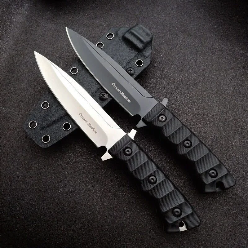 Camping Multitool Fixed Blade Knife DC53 Blade Nylon Glass Fibre Handle EDC Hunting Self-defense Tactical Survival Hand Knife