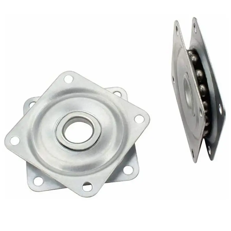 2 Inch Swivel Plate 360 Degree Rotating Turntable Furniture Hardware Swivel Plate For Display Rack Stand, Jewelry Boxes, Crafts
