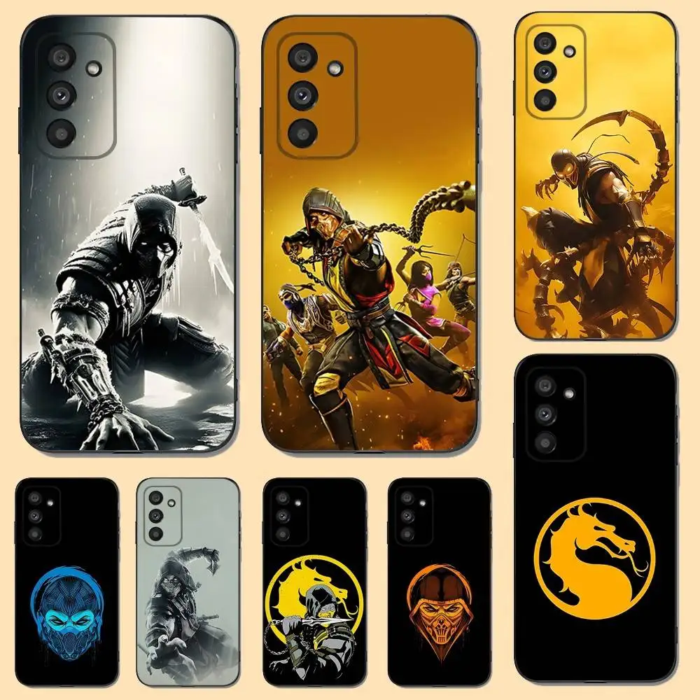 

M-Mortal Kombat Game Phone Case For Samsung S 25,24,23,22,30,21,10,9,Ultra,Plus,Lite,FE,4,5 G Soft Black Case
