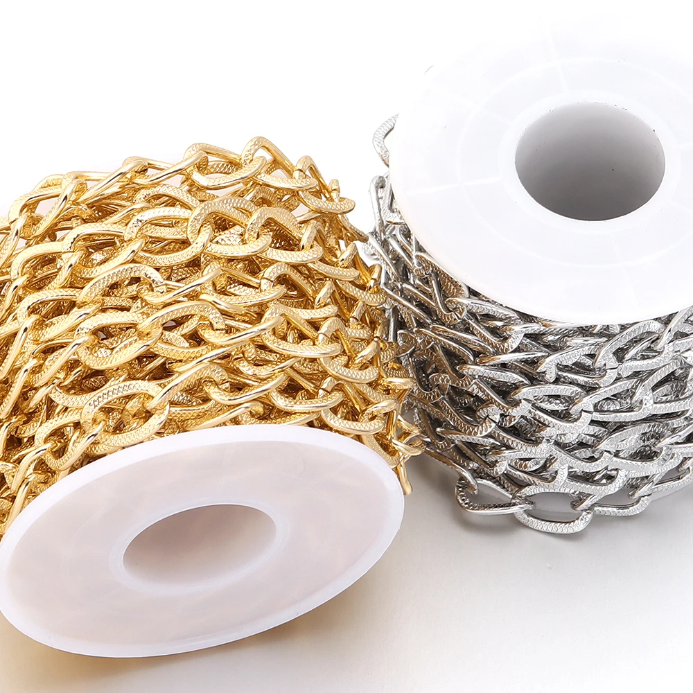 O-shape Aluminium Chains for Jewelry Making DIY Accessories