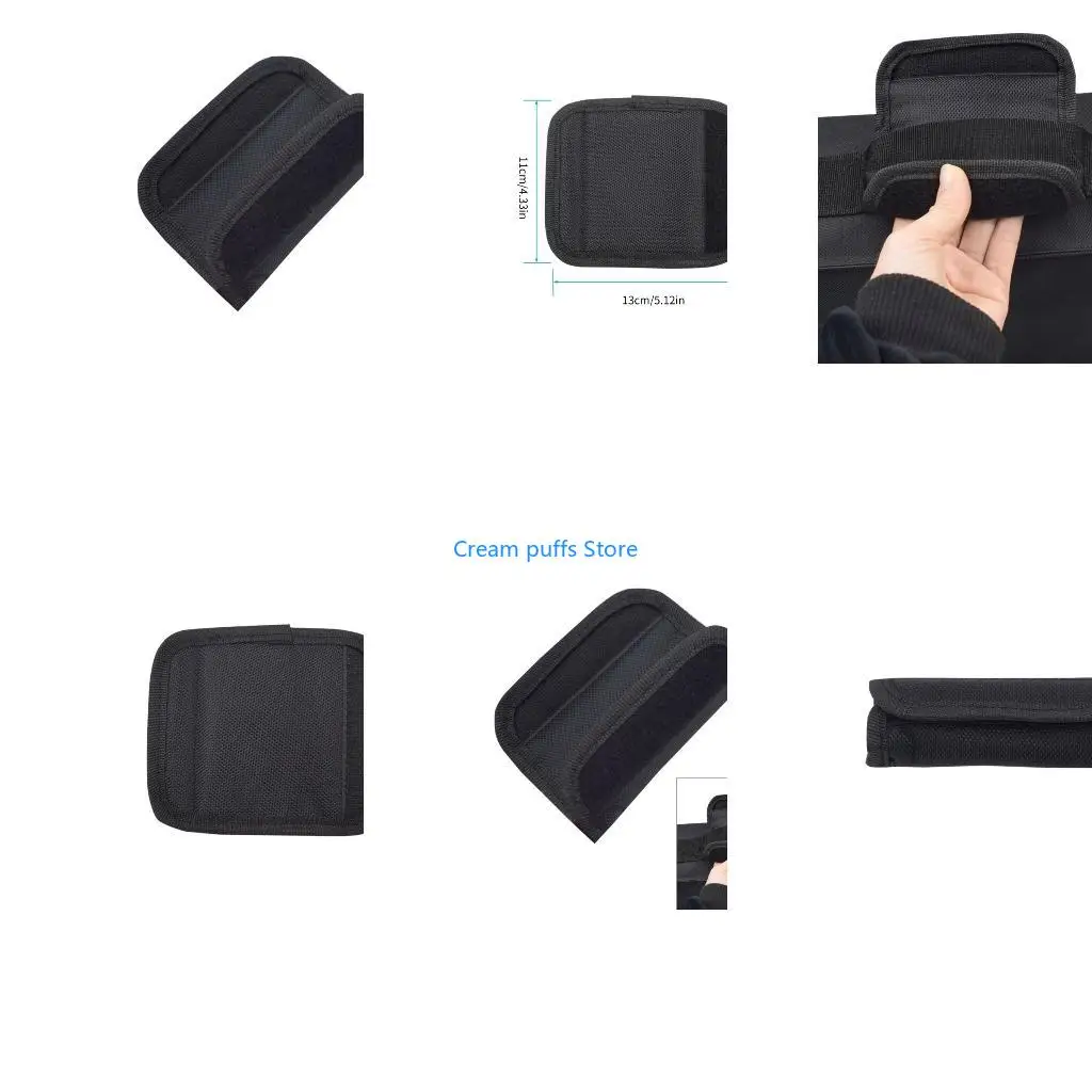 50LE Ergonomic Shopping Hand Strap Removable Fastener System Handbag Handle Wrap Cover Comfort Practical Oxford Construction