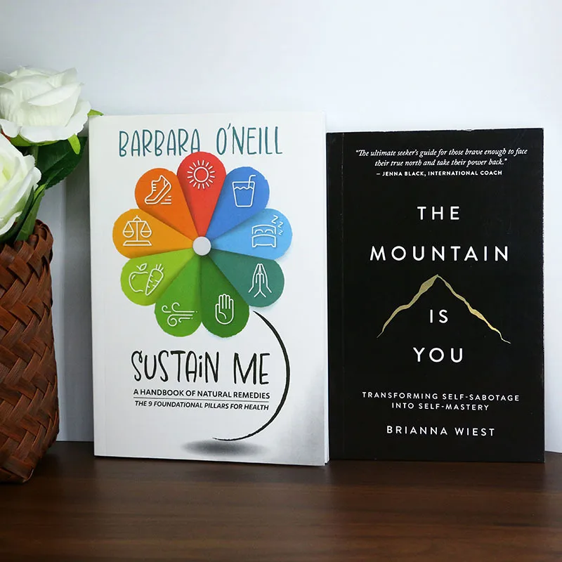 

Book Set"Sustain Me"The Mountain Is You–Healing and Growth Collection! Barbara O'Neill's Natural Remedies Paired with Brianna