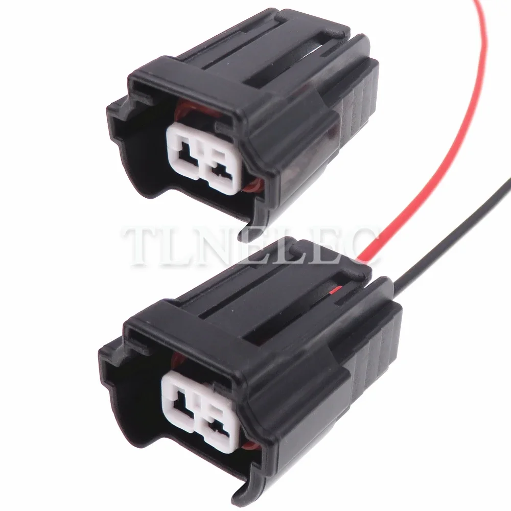 자동차 연료 인젝터 와이어 밀폐되지 않은 소켓, VW 닛산 6195-0043 용 자동차 와이어 하네스 커넥터, 2 핀 방식