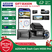 Upgrade AZDOME M550 Pro Dash Cam 4K Front Dashcam Auto 5.8Ghz Wi-Fi GPS G-sensor Car DVR 6 IR Night Vision Parking Monitor