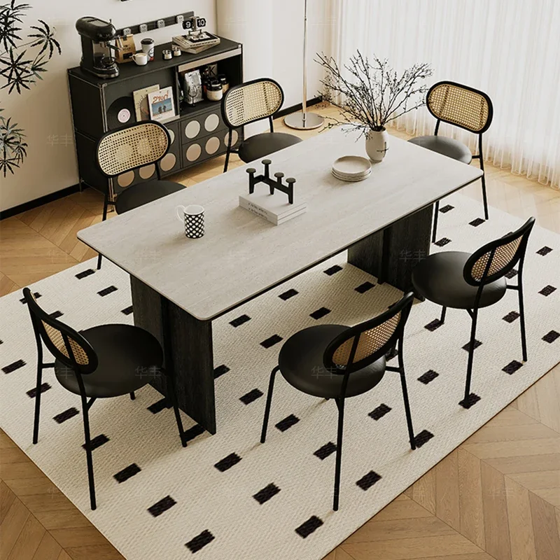 Craft Dinning Table Wooden Chairs Dining Kids Bar Cafe Luxury Muebles Para El Hogar Muebles De Cocina Muebles Kitchen Furniture