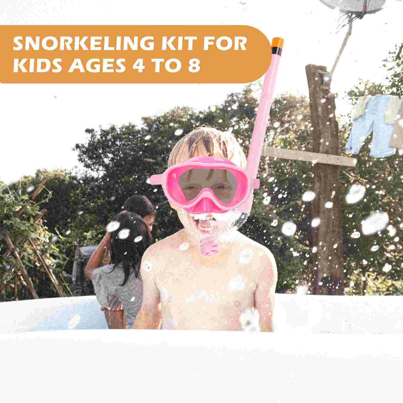 Anti-condens zwembril Snorkeluitrusting voor kinderen Duikmaskerset Duikaccessoires Premium ABS-siliconenmateriaal Mistbestendig