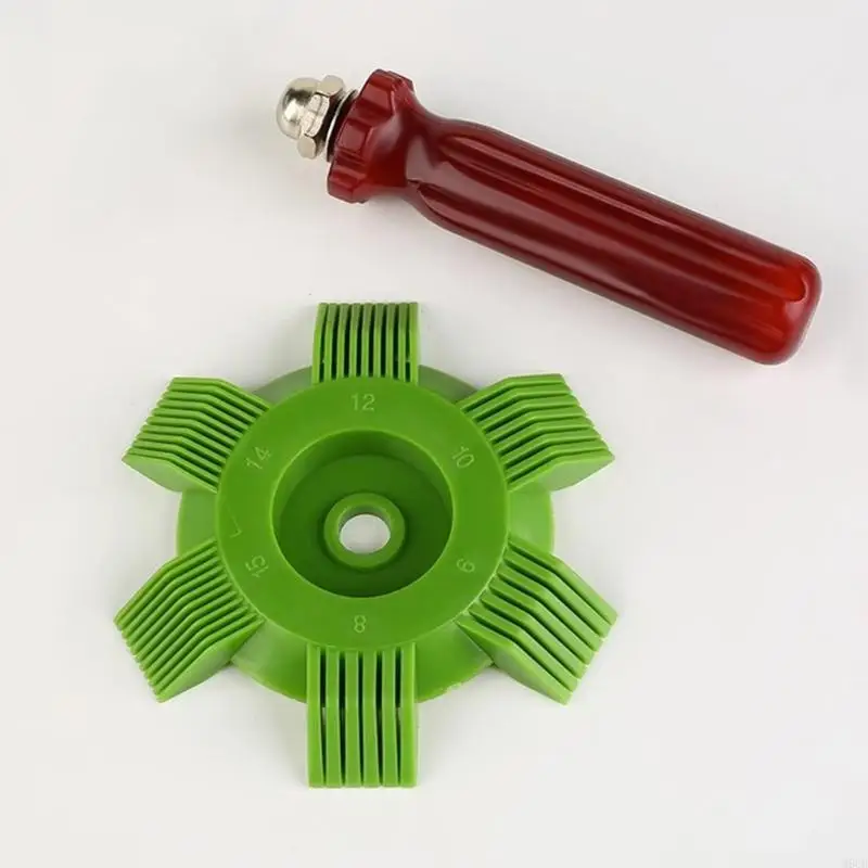 M6CB Réutilisable Air Climating Fin lissener Brosse nettoyage portable Texture ABS APPORT