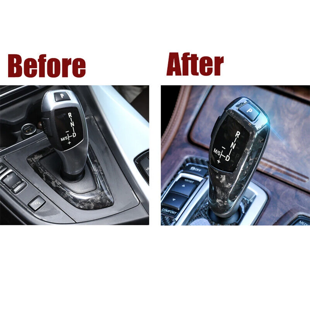 

Подарите свой для BMW a Makeover с накладкой ручки переключения передач из кованого углеродного волокна. Легко устанавливается и добавляет спортивный вид.