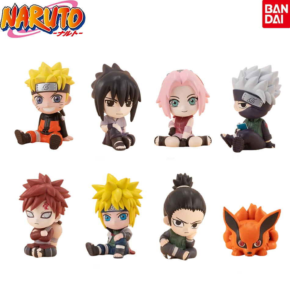 Caliente 8 unids/set Anime Naruto Shippuden Hinata Sasuke Itachi Kakashi Gaara figuras de juguete versión Q figura de PVC modelo muñecas regalos
