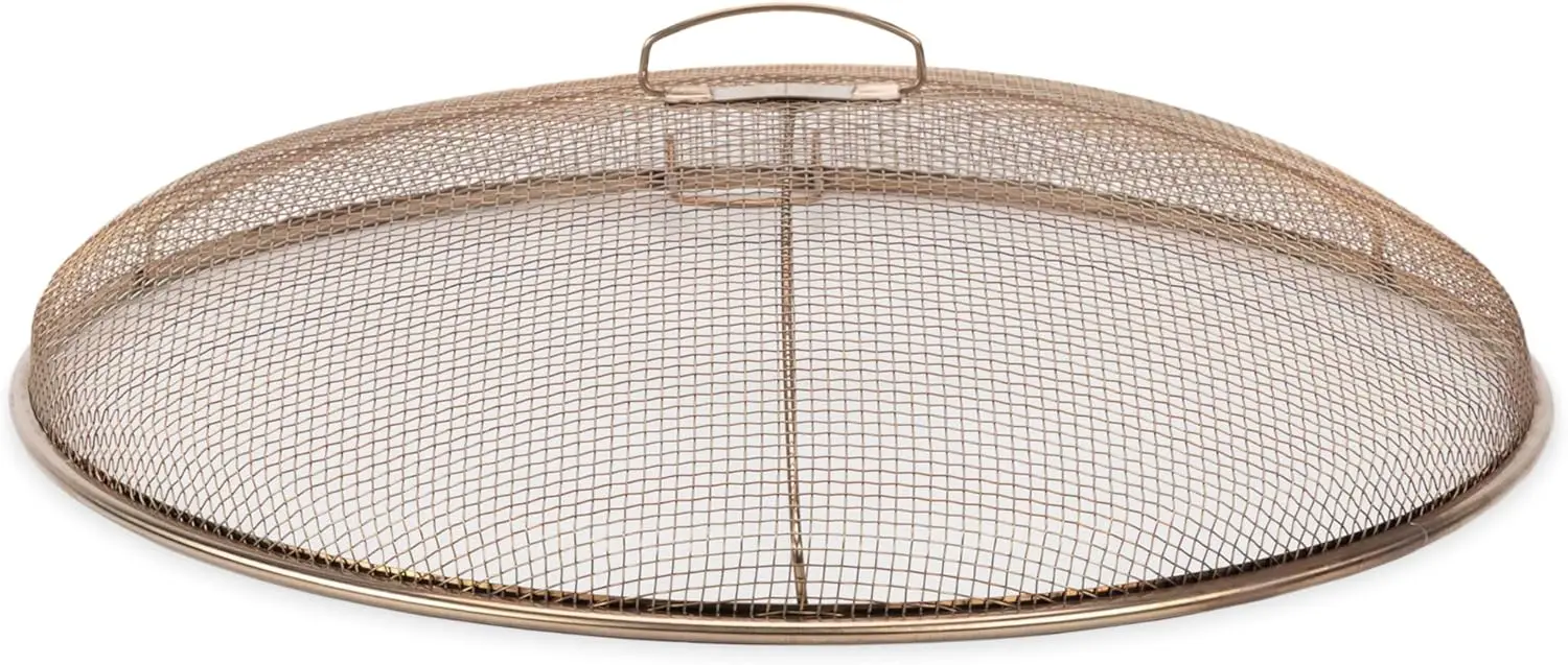 

Social & Huddle Fire Pit Screen – 18" Outdoor Fire Pit Spark Protector & Ember Guard – Durable Metal Fire Pit Accessories i