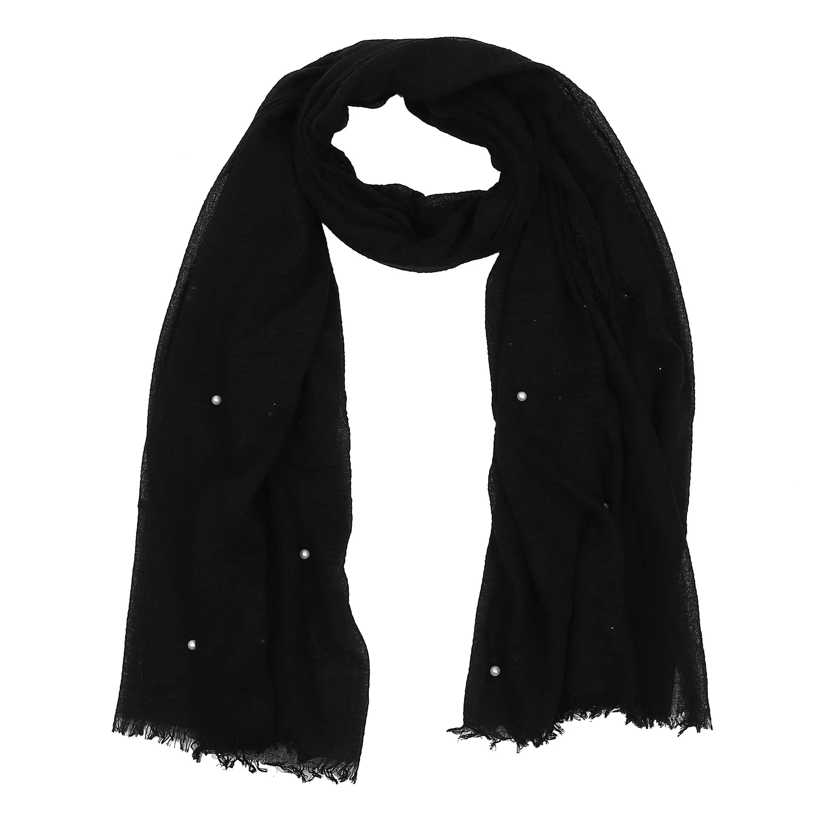 

Pearl Accessories Headscarf Shawl Wrap Lilac Cotton Lightweight Travel Multi-purpose Girls Comfortable Durability Elegant Gift