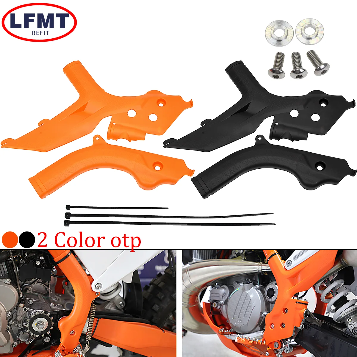 

2022 NEW Frame Protection Protector Set For KTM SX SXF XC XCF XCW XCFW EXC EXCF SIX DAYS TPI 85 125 150 250 300 350 450 500 501