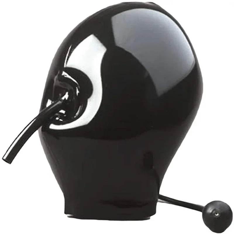 

Latex Hood Mask Tube and Inflatable with Back Zip Decoration Cosplay Club