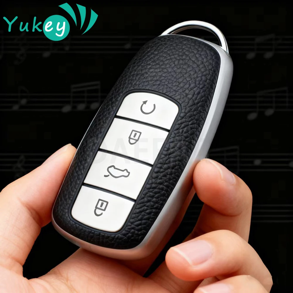 

Кожаная сумка из ТПУ с 4 кнопками для Chery Tiggo 8 Pro Tiggo 8plus New 5 Plus 7pro, чехол для автомобильного смарт-ключа, защитный чехол