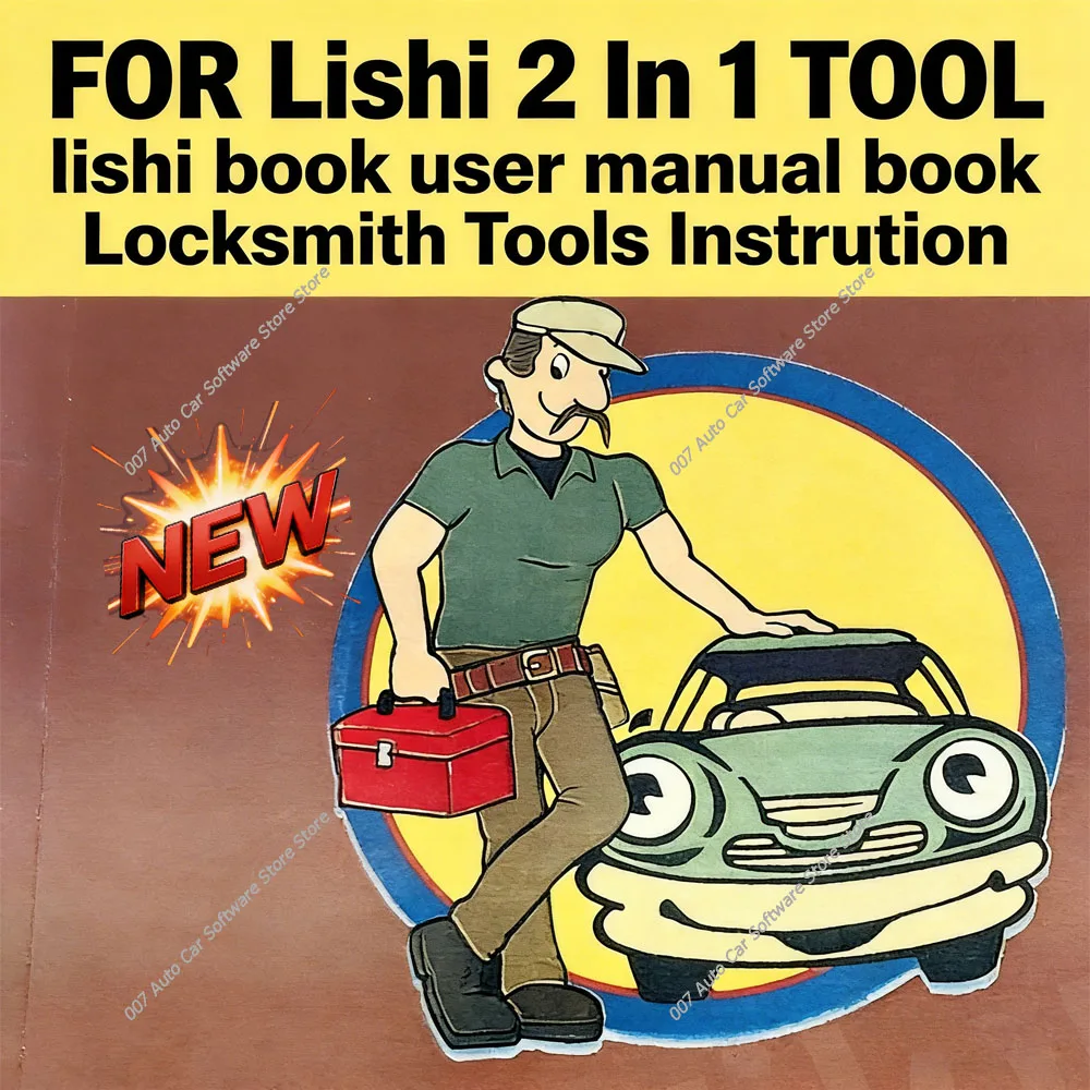 

2026 new Lishi 2-in-1 Tool Book with User Manual And Guide PDF Included