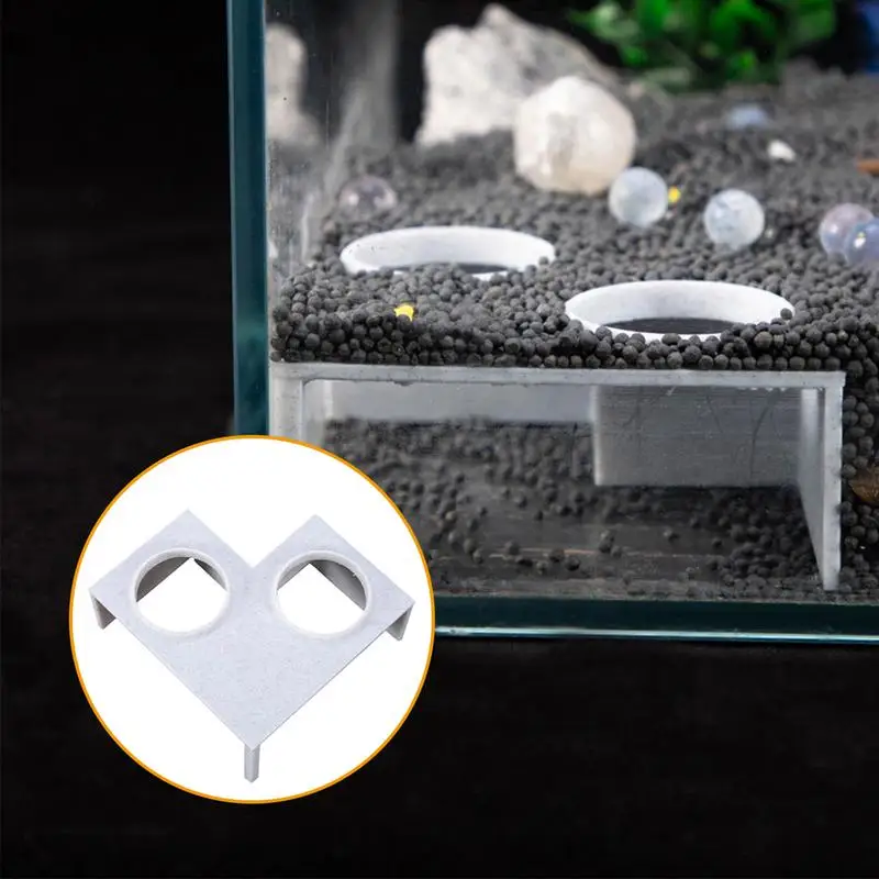 Underground corner tunnel for aquarium cave/ fish tank For Aquatic Pets To Breed Play AndRest Fish Tank Ornaments Viewing