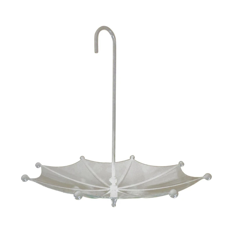 Umbrella Bird Feeder Bird Feeder Hanging Tray Umbrella Bird Trough Feeder For Outdoors, Retro