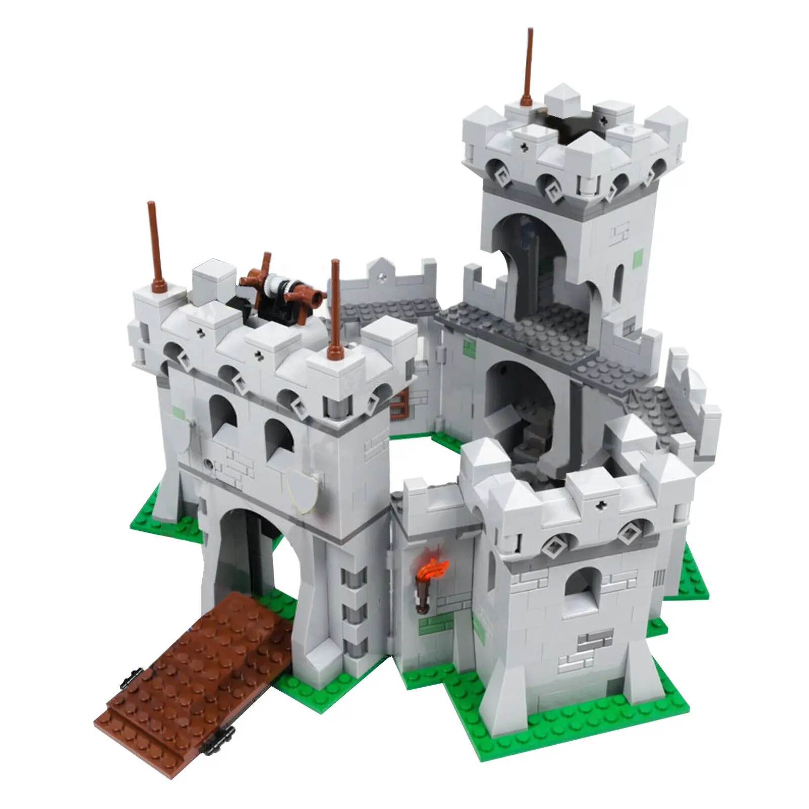 Modular Building: Playable Retro Style Castle Model 1765 Pieces MOC Build