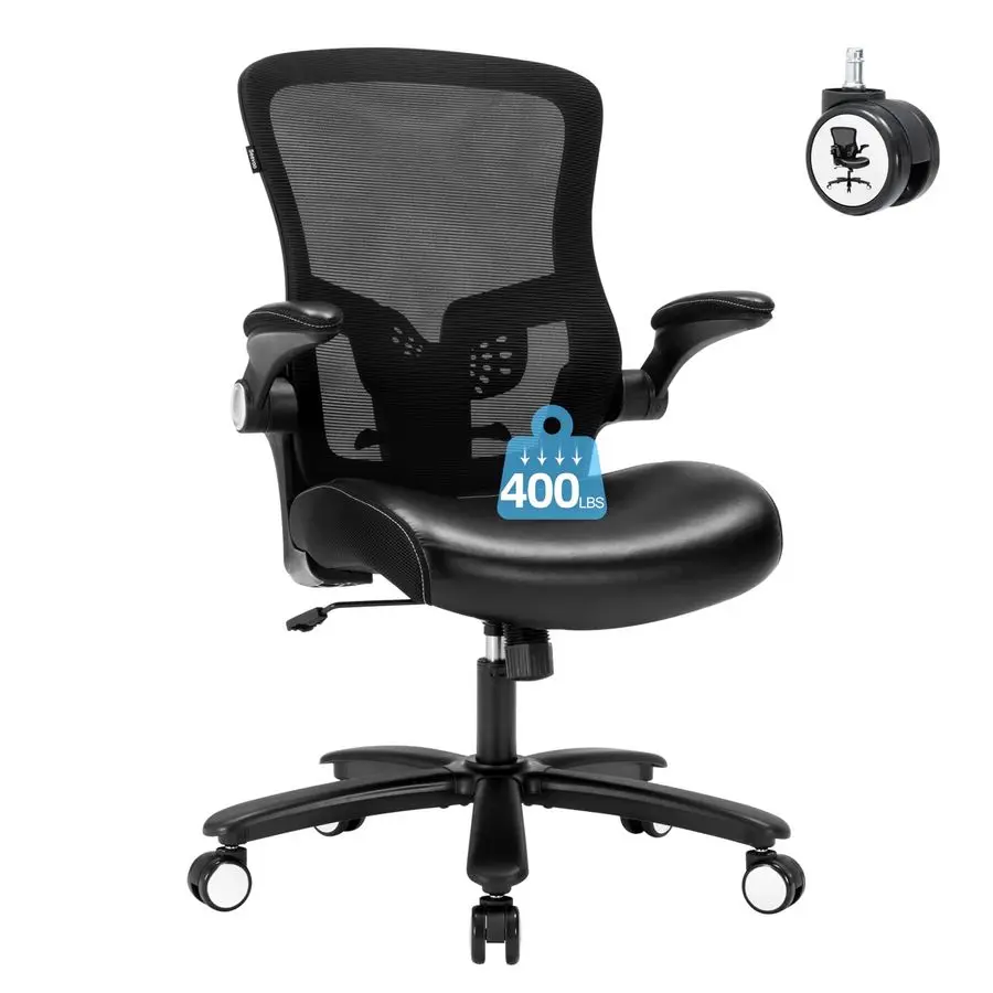 Chair, Ergonomic Desk Chair with Adjustable Lumbar Support, High Back Mesh Computer Chair with Heavy Duty Metal Base, Executive