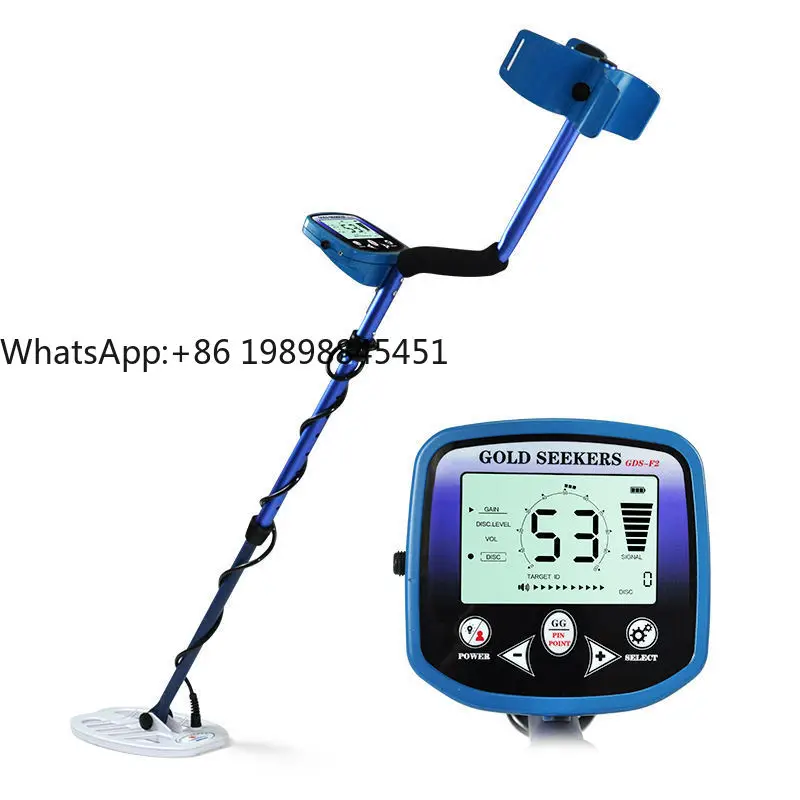 

F2 New Underground Metal Detector Search Gold, Silver and Copper Coins Archaeological Detector