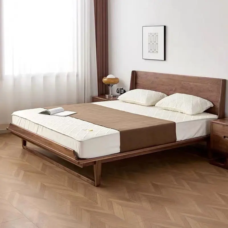 

Customizable North American Black Walnut 1.8m Bed