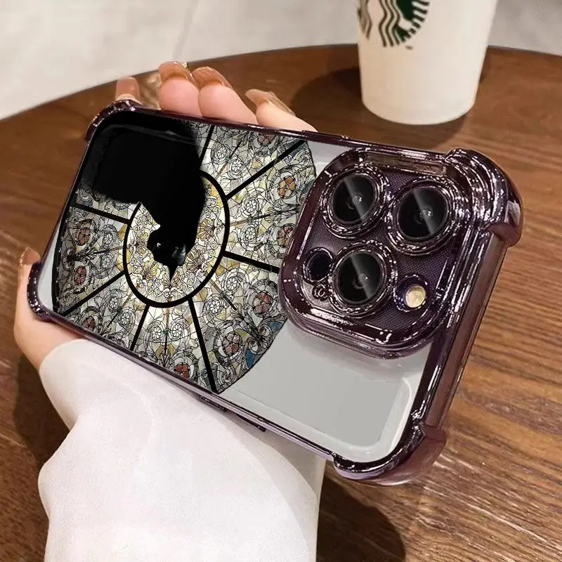 حافظة ناعمة لهاتف آيفون 17 برو ماكس 16 بلس 15 14 13 12 11 غطاء زاوية وسادة هوائية حماية كاملة للكاميرا للرجال والنساء ويندوز هريرة #3