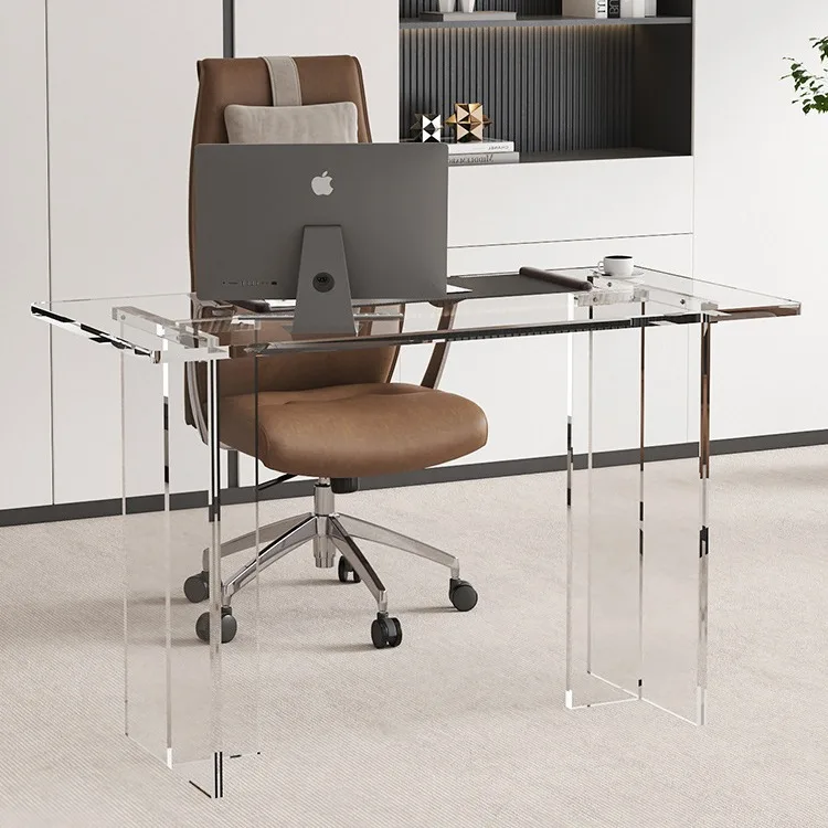 Simple solid wood desk, household suspension negotiation meeting long table, simple desk