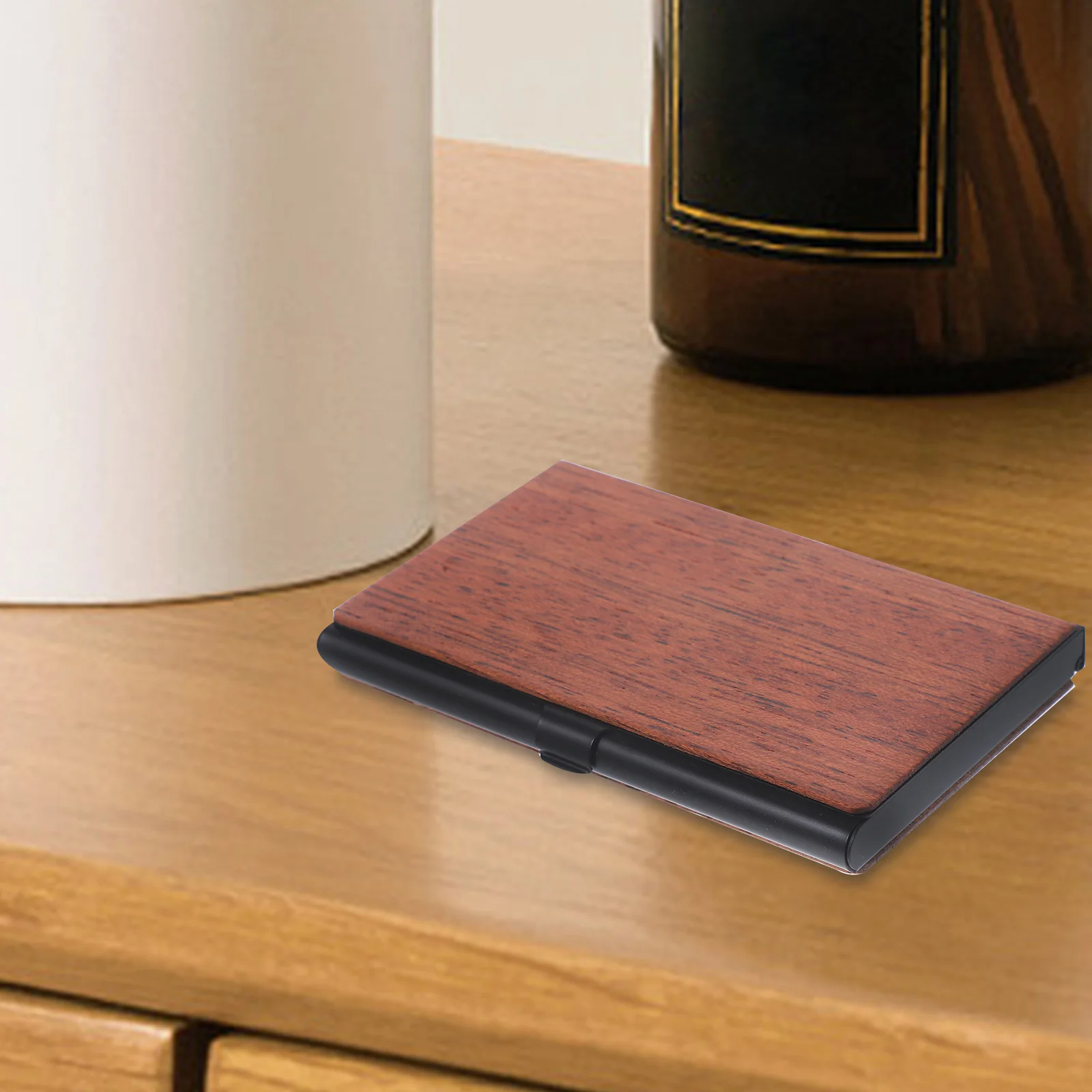 

Business Cards Case Desk Holder Organizer Multifunction Multiple Business-card-holders Man