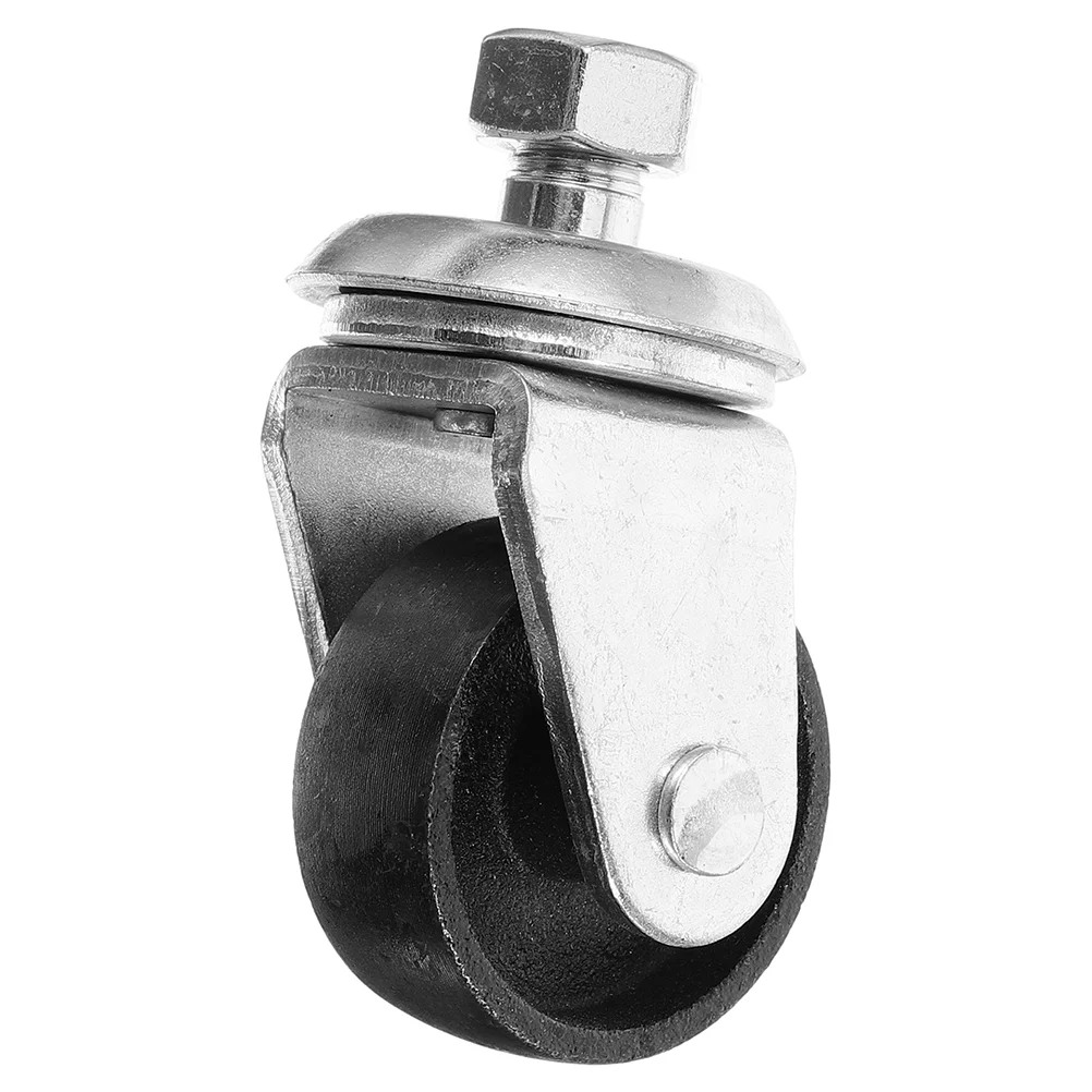 

Jack Accessories Replacement Floor Caster Wheels Horizontal Casters Trailer Metal for Garage