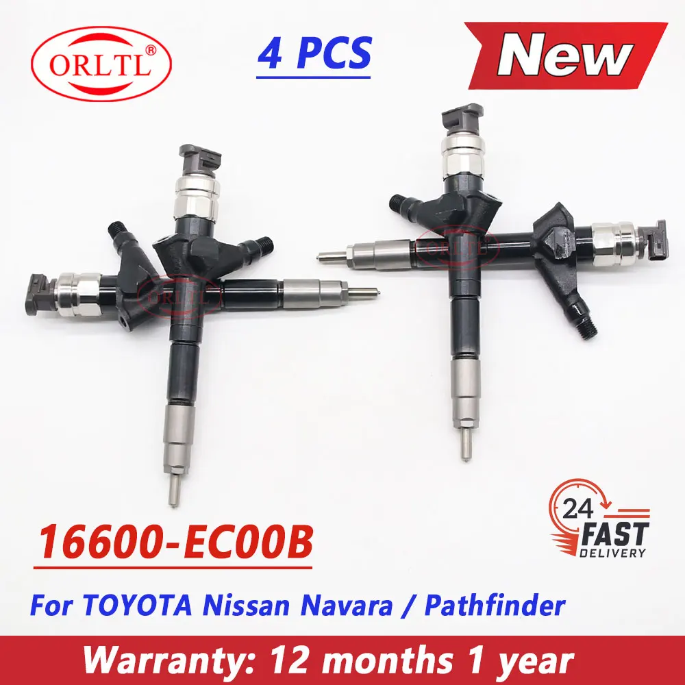 

4 шт. 16600-EC00B дизельная форсунка 16600 EC00B распылитель топлива 16600EC00B для Toyota Nissan Navara SM295040-6300