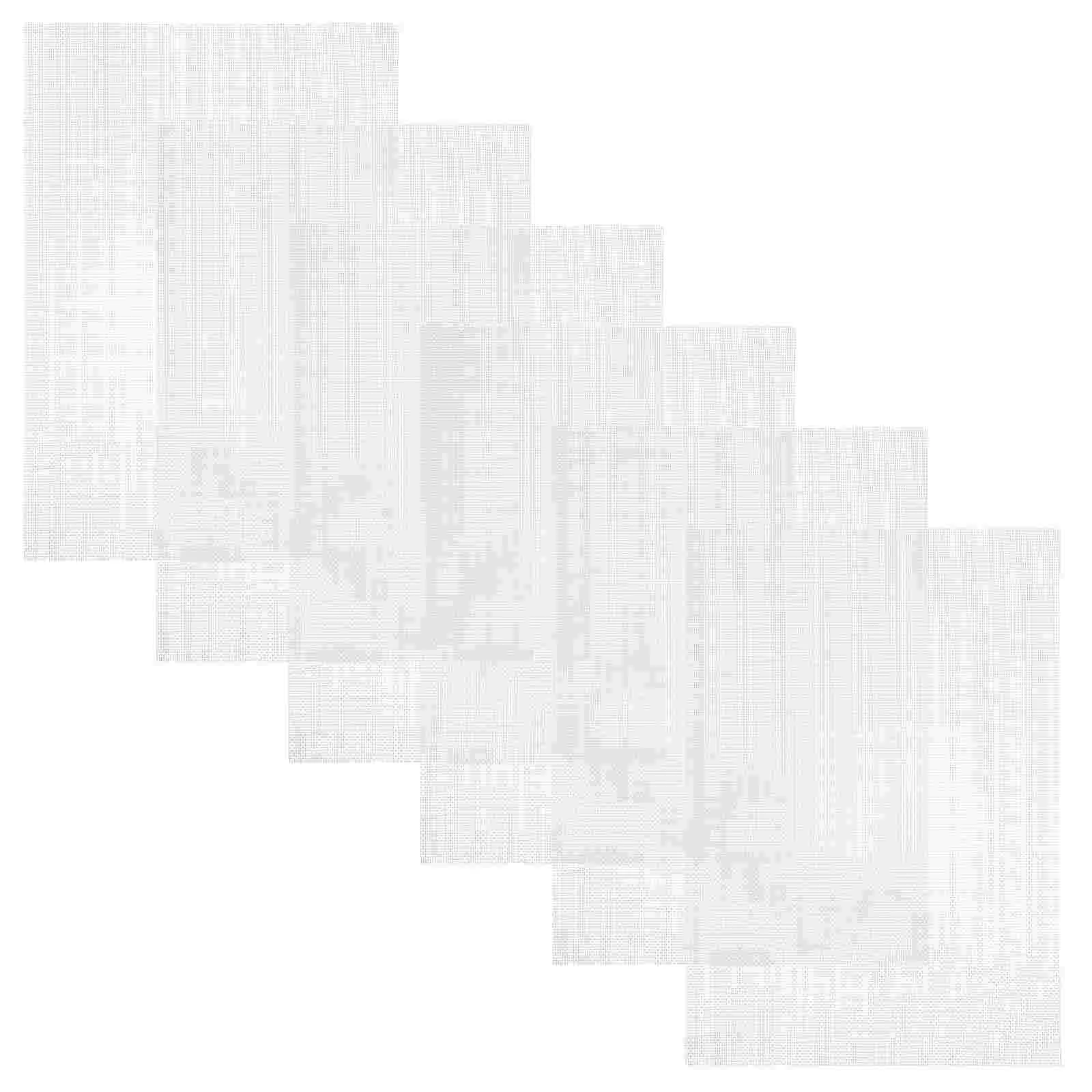 6 Sheets Stainless Steel Woven Wire Mesh Vent Screen Window Filter Cut Out Cage