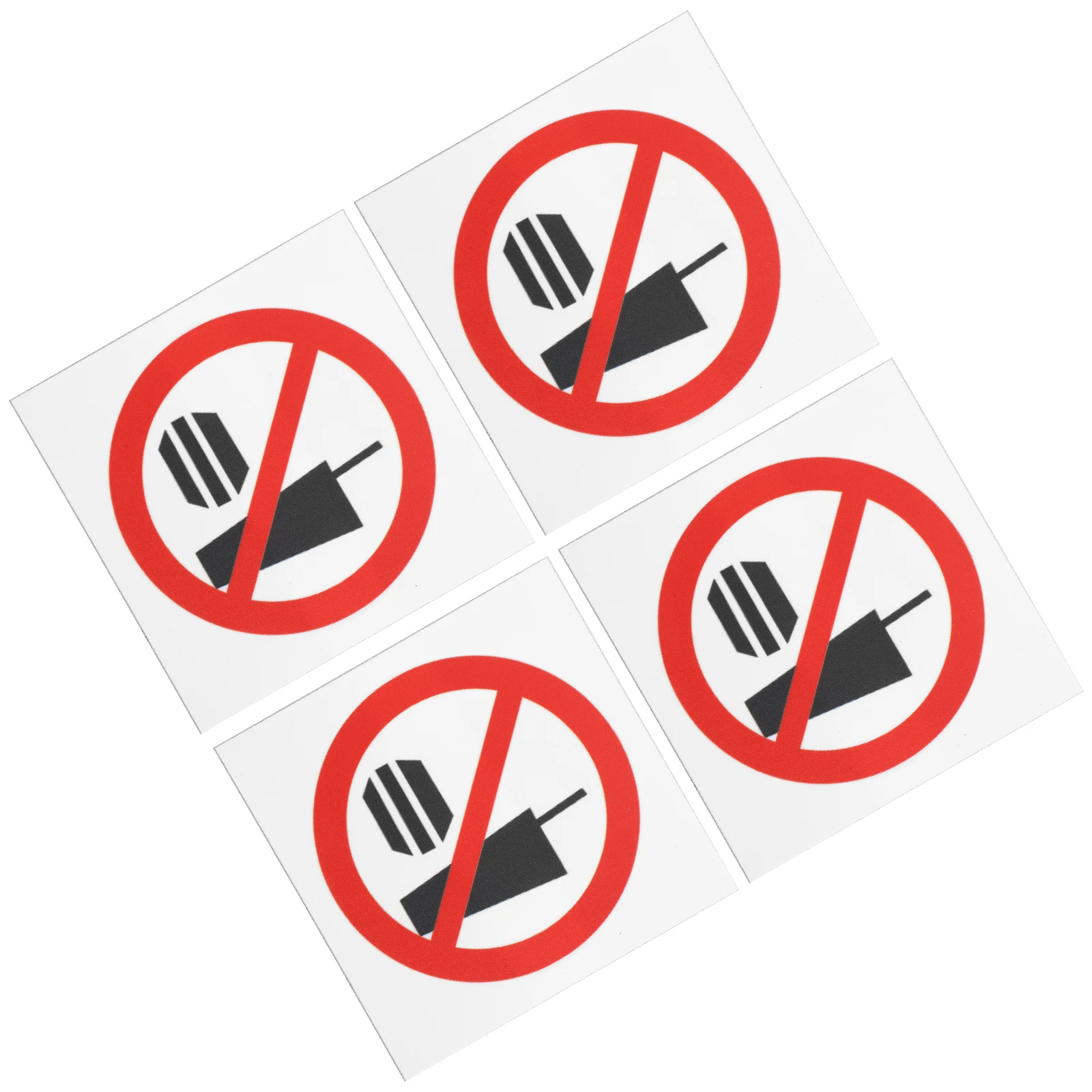 

4pcs Food Or Drink Sign Pvc Warning Decals Indoor Outdoor Stickers No Eating Allowed Theater Cafe Event No Outside Food Or Drink